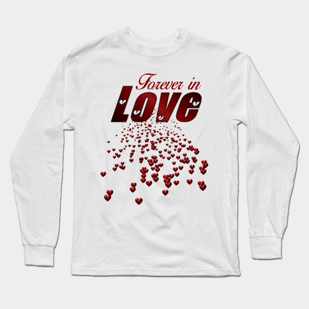 Valentine's Day Long Sleeve T-Shirt by ESDesign